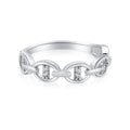 Anillo marinero de plata 925 con baño de rodio