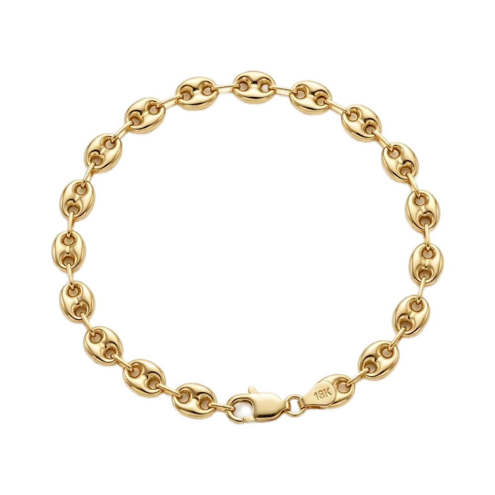 Gucci Link Bracelet 7" 18K