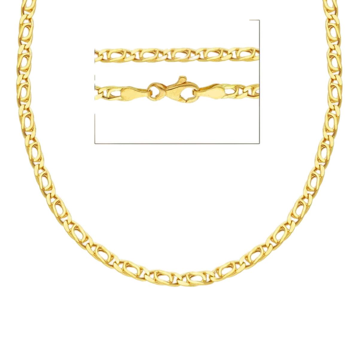 Italian Link Chain 24" 18K