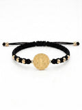 Pulsera de balines y dije San Benito