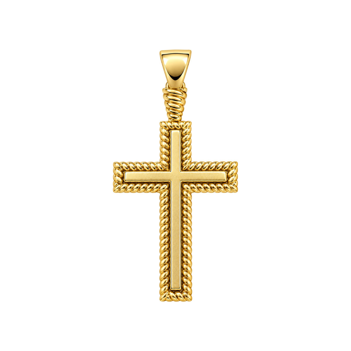 14K Ornate Cross Pendant