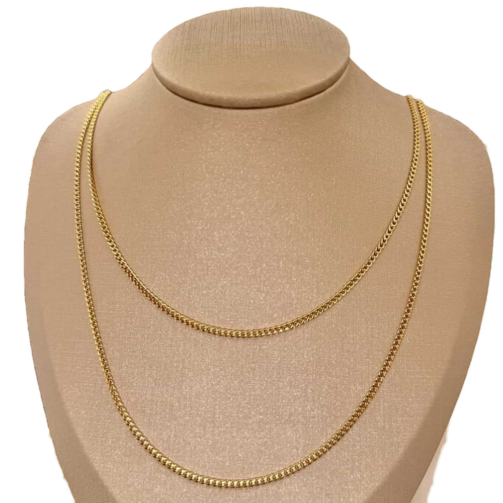 Ligth Chain Gold Cuban Style