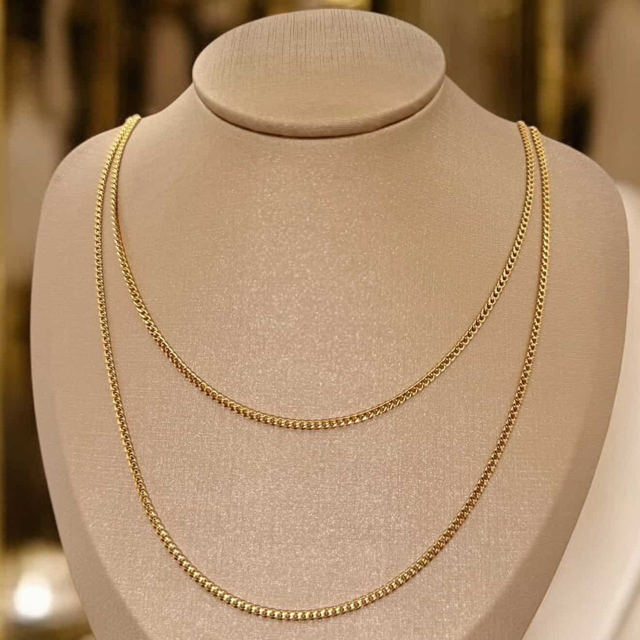 Ligth Chain Gold Cuban Style