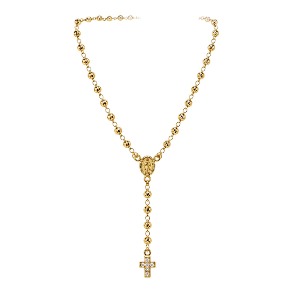 18K Rosary 19"