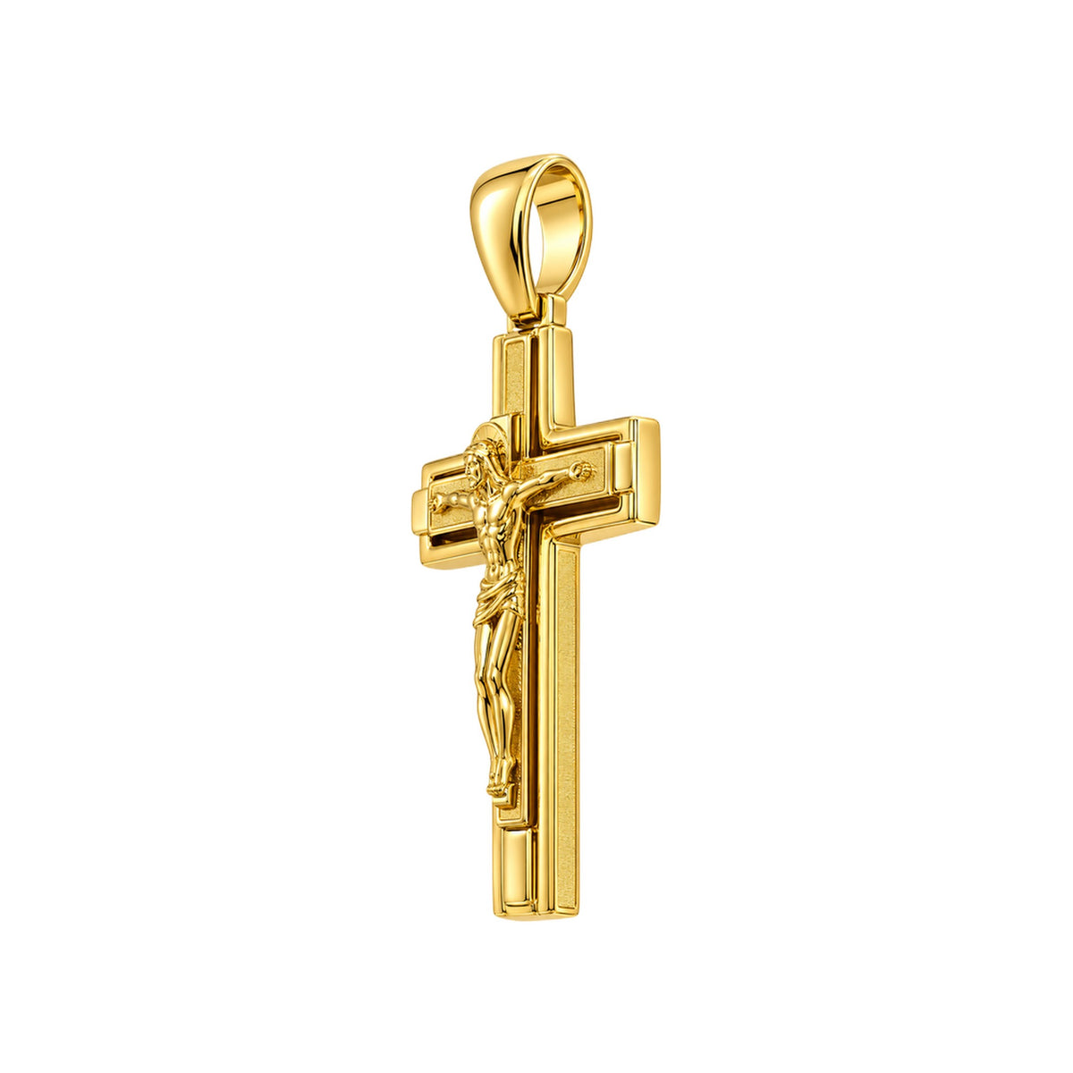 18K Christ Crucifix Pendant