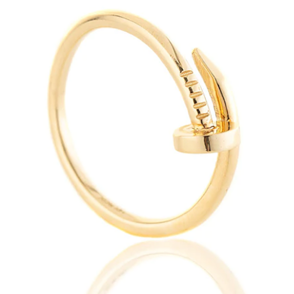 Ring Nail Cartier Style 18k